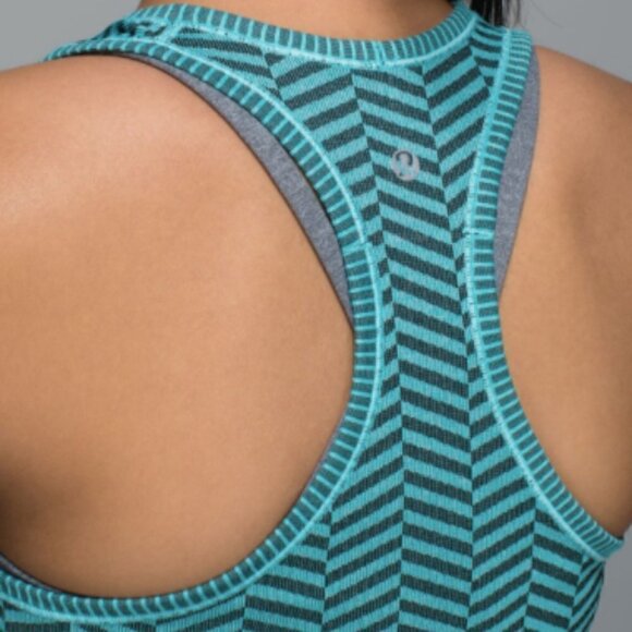 Lululemon Swiftly Racerback Tank Blue 6 NWOT - Picture 4 of 9